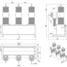 NKZW32-/35kv/38kV/40.5KV Intelligent Permanent Magnet Split Circuit Breaker OEM/ODM (three-phase One Permanent Magnet Operating Mechanism) thumbnail-2
