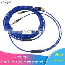 SM,G652 Cable,3.0mm Diameter FC/UPC-FC/UPC Optical Fiber Patch Cord thumbnail-4
