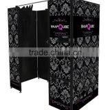 DIY Sticker Elegant Wooden Photo Cabine For Wedding Decoration