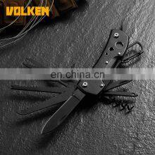 Outdoor All-black Stainless Steel Multi-function Combination Tool Portable EDC Knife thumbnail-2