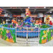 Tai Lok Children's Carousel in Zhongshan, Guangdong Luxury Carousel Carousel Entertainment Equipment Rotary Lift Mermaid Carousel Ocean Theme thumbnail-3