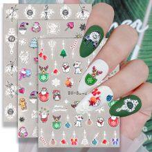 New Nail Sticker Ins Autumn and Winter Maple Leaf Ginkgo Leaf Pumpkin Mushroom Hazelnut Back Adhesive Nail Sticker thumbnail-4