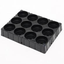 black ABS plastic blister packaging