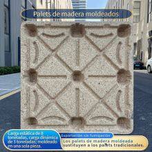 Lightweight Molded Wood Pallet — Saves on Shipping Costs, Four-Way Entry, Stackable thumbnail-1