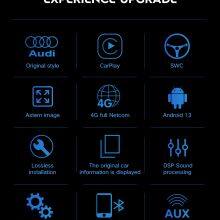 12.3 Inch IPS Carplay 8 Core Android 13 Multifunction Car Stereo Android Interface for Audi Q5 2009-2016 Low Level 4+64GB thumbnail-3