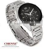 Wholesale Wrist Watch Stainless Steel Chain Black Color Wrist Watch Japan Movt Wrist Watch thumbnail-6