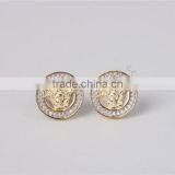 China Factory Custom Cubic Zicon 925 Silver Hip Hop Earring 2016 thumbnail-2