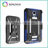 Rugged Armor Holster Case Cover Case for Moto X3 With Kickstand and Locking Belt Swivel Clip thumbnail-5