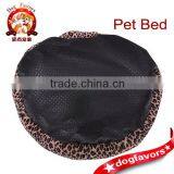 Footprint Leopard Pet Dog Cat Bed House Kennel Doggy Warm Cushion Basket S thumbnail-4