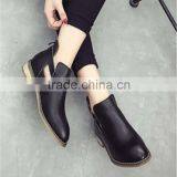 Autumn Low Kitten Heel Ankle Boots Casual Boots for Ladies 2017 thumbnail-3