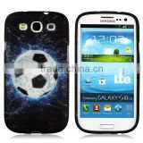 Hot Sale Soft black football TPU printing designs case for Samsung Galaxy S3 I9300,Many designs are available