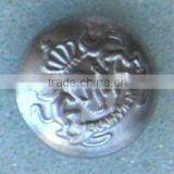 Silver Fashion Jacket Button