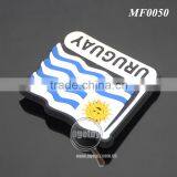 Uruguay Punta Del Este Souvenirs Flag Shaped Rubber Magnet Soft PVC Custom Fridge Magnets thumbnail-5