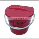 Plastic Fire Bucket Supplied With Lid