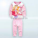 Manufacturers OEM Children Girls Children's Suits Winter Pajamas Tracksuit Baby Barbie Kids thumbnail-2