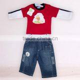 Wholesale Children Suit for Boys Clothes 100% Cotton Long Sleeve 2PCS Kids Clothes thumbnail-4