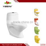 Ceramic Material Color Watermark One Piece Toilets