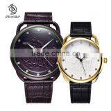 2016 Best Leather/nato Frabic Straps Fashion Couple Watches Gift Set Quartz Couple Watches thumbnail-2