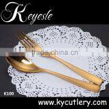 Good Quality Gold Plated Cutlery Set Stainless Steel thumbnail-3