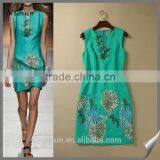 2015 Embroidery Fit Body Fashion Dress thumbnail-1