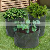 PP/PE Woven Round Garden Herb Planter Bags With Pockets,Herb Planting Grow Bag,Garden Herb Grow Bag thumbnail-6