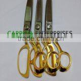 Professional Tailor Scissor Gold Plated thumbnail-2
