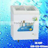 SD-158Y Double Temp. Open Top Refrigerator,open Showcase Commercial Resistance Glass Freezer thumbnail-3