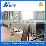High Quality Aluminum Zinc Plate Colorful Stone Coated Metal Roof Tile Machine, Heat Resistant Roof Material Quality Choice thumbnail-2