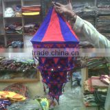 DECORATIVE FABRIC LAMP-SHADE LANTERNS~SPECIALLY DESIGNED FOR CHRISTMAS DECORATION