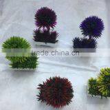 Artificial Potted Plant Plastic Table Small Plant Pots Artificial Grass Ball Tree thumbnail-5