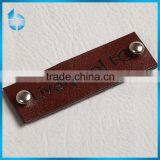 Custom Synthetic Leather Patch Set With Both Sides Metal for Jersey Cloth Gloves thumbnail-1