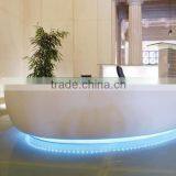 KKR Manufacturing Fabricated Solid Surface Lighted Reception Desks