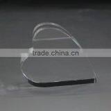 Heart Shape Crystal Business Name Card Holder Accept LOGO thumbnail-1