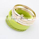 D95945t Korean Fashion Colorful Bracelet Weave Handwork Bracelet Accessories Wholesale thumbnail-1