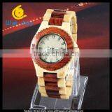Latest Wood Case and Band Vogue Hot Sale Men Custom Attractive Watch(WJ-3909) thumbnail-1