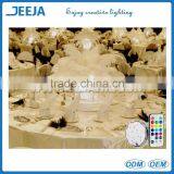 Marriage Centerpieces Decoration 3 inch Led Light Base With IR remote control