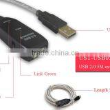 5M High Speed Premium USB2.0 Male to Female Adapter Extension Cable Free Shipping thumbnail-3