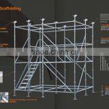 [48X3.25 High Grade, Q235 Steel, Hot Dip Galvanized Ringlock Steel Scaffolding