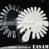 2015 New Heart Shape ABS Material Nail Polish Color Chart