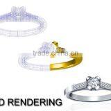 3D CAD Jewellery Rendering thumbnail-1