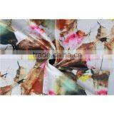 Blossom Lotus Design Woman Clothes Knit Crepe Custom Print Fabric thumbnail-4