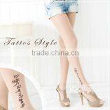 Sheer Fashion Tattoo Tights thumbnail-1