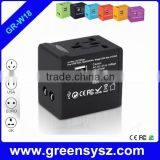 GR-W18 Corporate Gift Universal Electric Travel Adapter With 2 Usb Ports for Traveling thumbnail-6