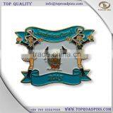 Custom Shaped Soft Enamel Metal Lapel Pins With Butterfly Clutch Back thumbnail-2