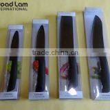 6" Jan-Chef Ceramic Knife Black Blade Ceramic Kitchen Knife, Satin Finish, Black Handle PVC Box thumbnail-3