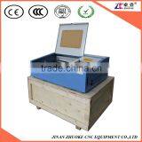 40W Mini Laser Cutting Machine 250*250mm/300*300mm With Honey Comb Table Infrared Positioning System ZK-3030