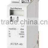 AUSP-20 Din Rail CE certificate Modualr Electrical 220V Surge Protector