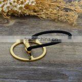 A-1135 Gold Plated Hair Black Bands Jewelry Hollow Circle Half Stick Pendant Head Bands For Women thumbnail-6