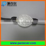 50mm diameter crystal 3D two side emitting light RGB color programmable LED ball