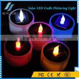 Solar LED Candle Light Flameless Tea Candle With Cup thumbnail-5